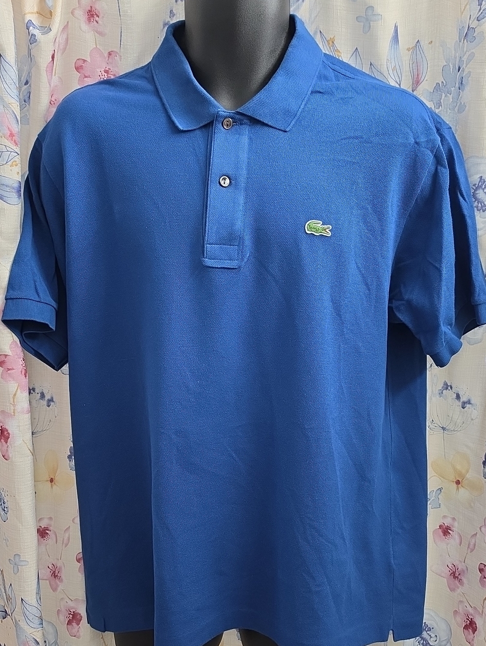 FOR SALE EXCELLENT USED CONDITION LACOSTE L.12.12 POLO, ROYAL BLUE SIZE XL.